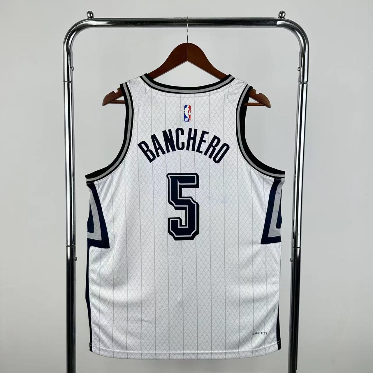Men Orlando Magic 5 Banchero White Nike City Edition Season 2025 NBA Jersey